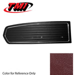 Maroon 1968 Mustang Standard Door Panels