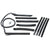 1969-1970 Mustang Conv Top Weatherstrip Kit, 5 pcs