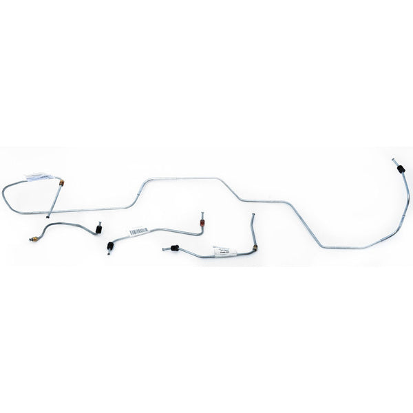 1967 Mustang Pre-Bent Front Brake Line Set, Power Disc, After 2/67, 4 pcs