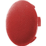 Red 1987-1993 Mustang Console Arm Rest Hinge Access Plug