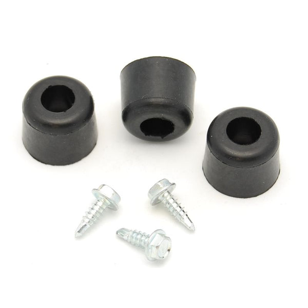 1971-1973 Mustang Firewall To Hood Bumper Set, 3 pcs