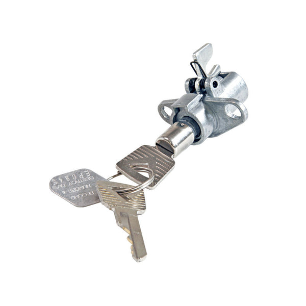 1965-66 Mustang Glove Box Lock, Deluxe, Flat Door