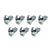 1965-1966 Mustang Glove Box Mounting Screw Set, Cadmium Plated, 7 pcs