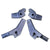 1981-1988 Mustang T-Top Striker Plate Set, 4 pcs