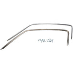 1967-1968 Mustang Roof Drip Rail Weatherstrip Channels, Door Sash, FB, Stainless Steel