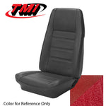 Fastback / Vermillion 1971-1973 Mustang Two Front Buckets & Rear Seat Upholstery, Standard