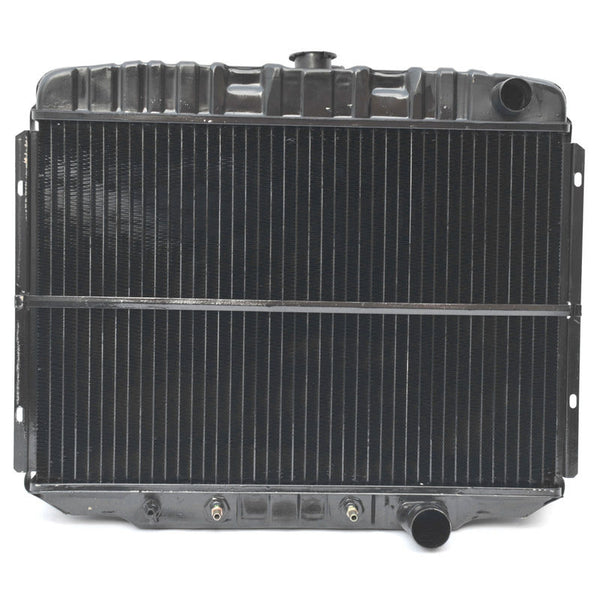 1968-1970 Mustang Radiator, 8 cyl, 3 row, 24 inches, RH, Lower Hose