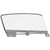 1967-1968 Mustang Door Glass Kit, w/Glass, FB, Clear, RH