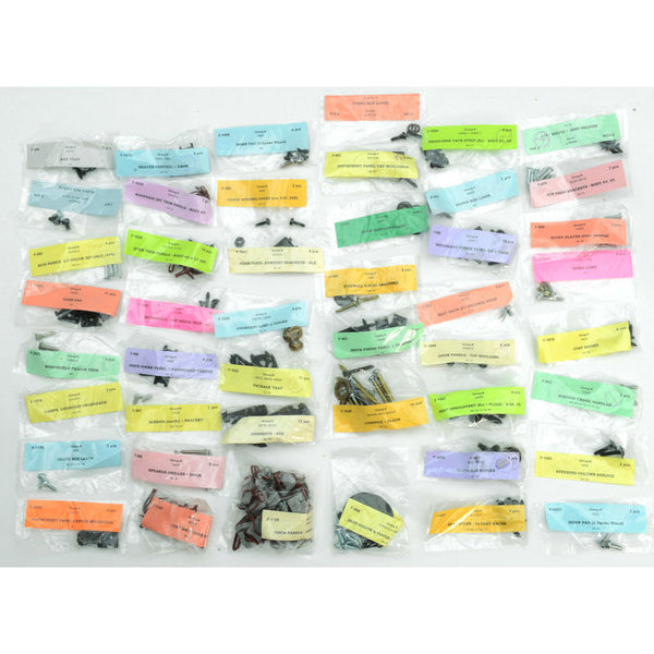 1969 Mustang Master Interior Fastener Kit, Cpe, Light or Dark Color, 283 pcs