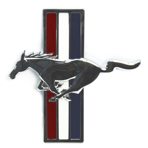 2005-2009 Mustang Fender Emblem, Running Pony, LH, 06, w/V6 Pony Package, Ford