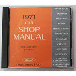 1971 Mustang Shop Manuals (CDROM)
