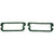 1969-1970 Shelby Mustang Parking Light Lens Gaskets; 1970 Mustang Mach 1 Grille Sport Light Gaskets