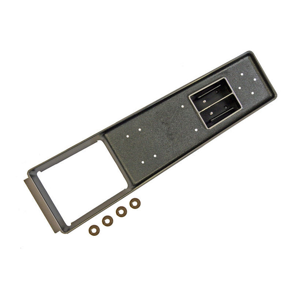 1969 Mustang Console Plate, 4-Speed, w/Deluxe Interior