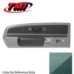 Turquoise 1968 Mustang Deluxe Door Panels