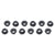 1965-1968 Mustang Fender Apron Nuts, Concours, 12 pcs
