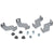 1965-1966 Mustang Fan Shroud Bracket Kit, 2.75 inches, 8 cyl, 4 Row
