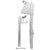 1967-1968 Mustang Window Guide, LH