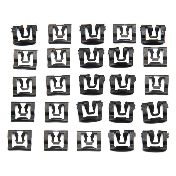 1965-1973 Mustang Windshield Molding Clip Kit, Clip on, 25 pcs
