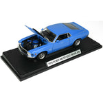 1970 Mustang Motormax Model Car, 70 Boss, 429, Blue