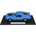 1970 Mustang Motormax Model Car, 70 Boss, 429, Blue