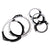 1967-1968 Mustang Instrument Lens Retainer Bezels