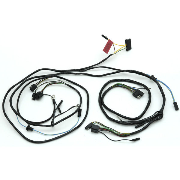 1965 Mustang Firewall To Headlight Wire Loom, w/Gauges, Incl. Fog Light Wiring