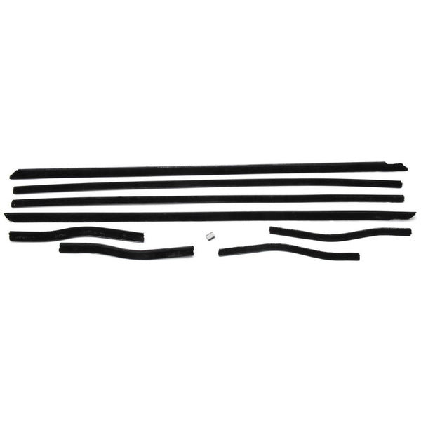 1964 Mustang Windowfelt Kit, Door & Quarter, 8 pcs, USA