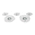 1967-1968 Mustang Instrument Cluster Lens Kit, 5 pcs, w/Tach