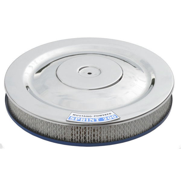 1964-1973 Mustang Chrome HiPo Air Cleaner, 6 cyl, 1.89 inches Opening