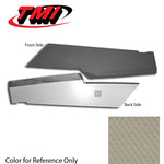 White 1971-1973 Mustang Fastback Interior Roof Quarter Trim Panels