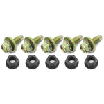 1969-1970 Mustang Cowl Brace Bolt Set, Gold, 8 pcs