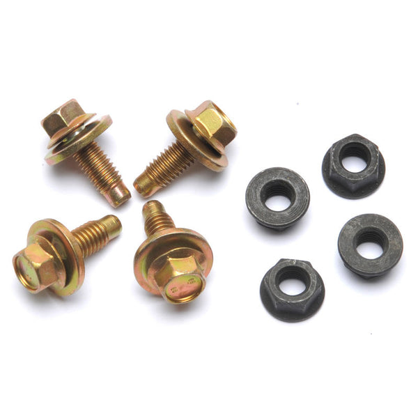 1969-1970 Mustang Cowl Brace Bolt Set, Gold, 8 pcs