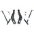 1965-1966 Mustang Front Bumper Arm Kit, 10 pcs