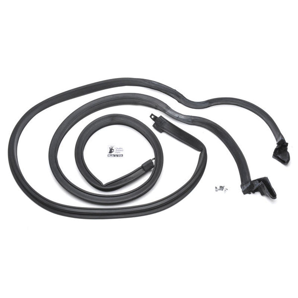 1965-1966 Mustang Roof Side Rail Weatherstrips, FB, w/Fasteners