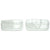1969-1970 Shelby Mustang Parking Light Lens, Clear, Ford Tooling, RH & LH; 1970 Mach 1 Grille Sport Light Lens