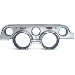 1967 Mustang Instrument Cluster Housing, Brushed Aluminum