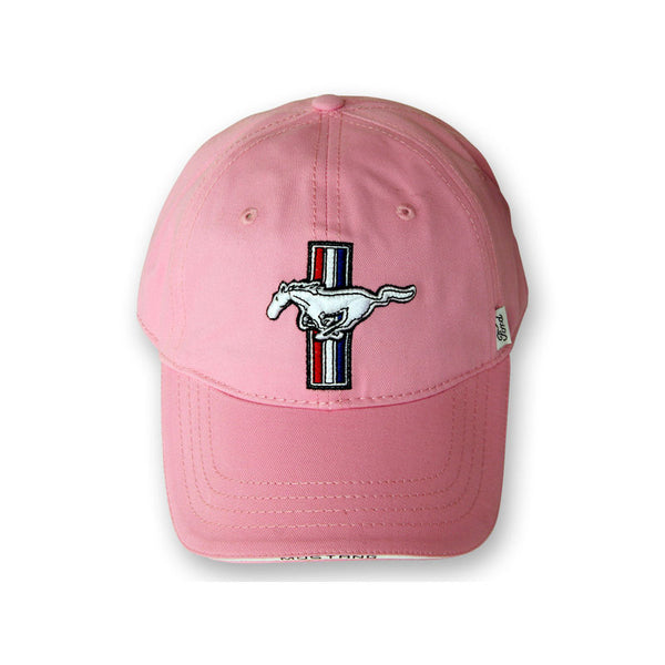 Mustang Hat, Pink, Running Horse & Tri-bar