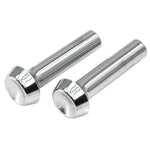 1965-1966 Mustang Door Lock Rod Knobs, Chrome