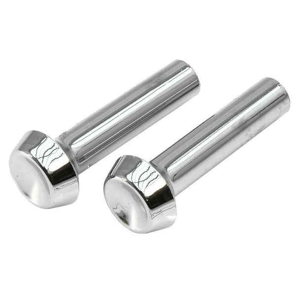 1965-1966 Mustang Door Lock Rod Knobs, Chrome