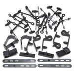 1967 Mustang Wire Loom Mounting Kit, 25 pcs