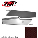 Maroon 1971-1973 Mustang Fastback Interior Roof Quarter Trim Panels