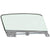 1967-1968 Mustang Door Glass Kit, w/Glass, FB, Tinted, RH