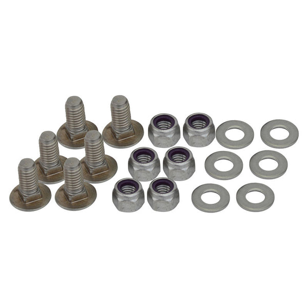 1967-1970 Mustang Shock Tower Cap Hardware, Stainless Steel