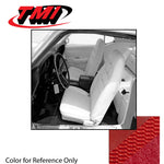 Fastback / Vermillion 1970 Mustang Two Front Buckets & Rear Seat Upholstery, Deluxe