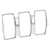 1969 Mustang Tail Light Bezel, RH or LH