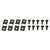 1965-1968 Mustang Conv Interior Quarter Trim Panel Build Up Screws