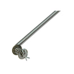 1965-1968 Mustang Hood Prop Rod, Stainless, w/Washers and Spring