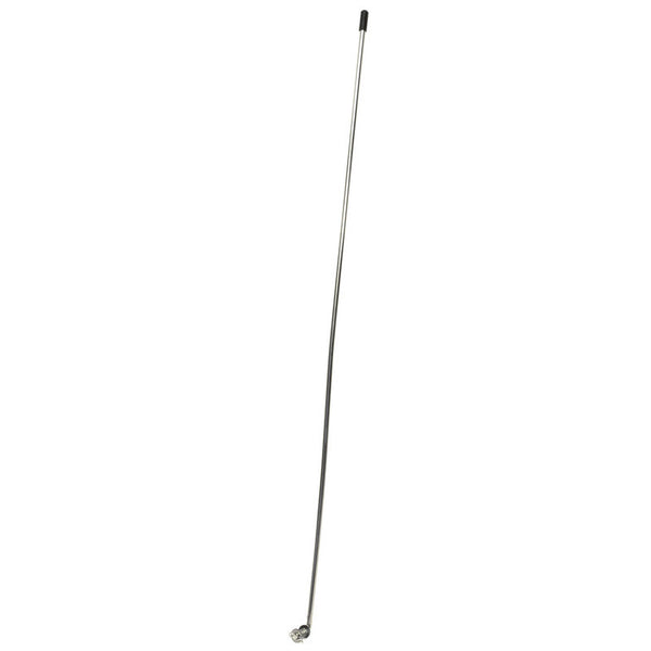 1965-1968 Mustang Hood Prop Rod, Stainless, w/Washers and Spring