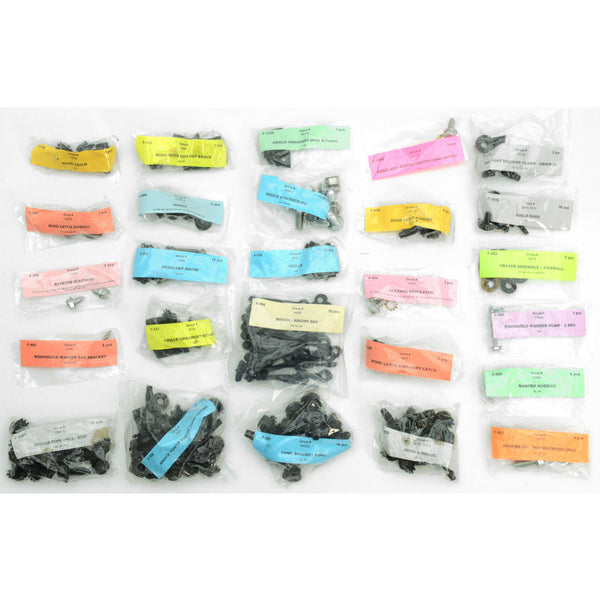 1965 Mustang Under Hood Detailing Fastener Kit, 197 pcs