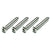 1968 Mustang Convertible Sunvisor Bracket Screw Set, 4 pcs